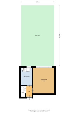 Floorplan - Schieweg 246C, 3038 BR Rotterdam